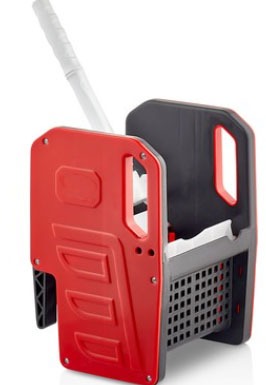 Storcator profesional pentru carucior curatenie  culoare rosie
